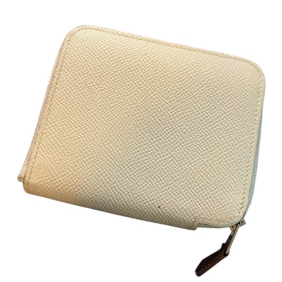 Hermes Silk'In Compact Epsom Calfskin Wallet Preowned - Picture 2 of 16